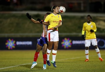 Buena presentación de Santa Fe en España en el partido por la Copa Dimayor-LaLiga Women ante Atlético Madrid. Melissa Herrera marcó el gol para el 1-1 final.