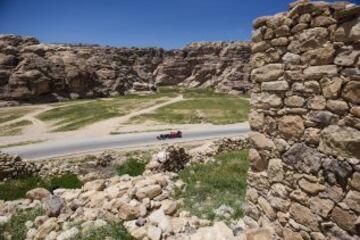 David Coulthard en Petra, Jordania. 