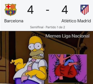 La locura del Bar?a - Atltico llena de memes las redes sociales