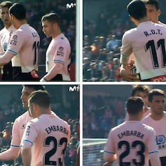 La bronca entre RDT y Calleri por lanzar el penalti: "Me estás molestando, hermano"