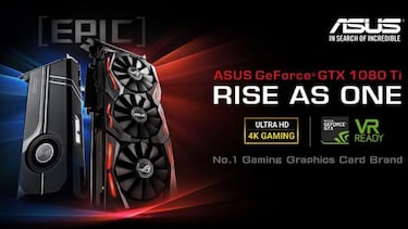 Asus presenta sus versiones custom de la nueva GTX 1080 Ti