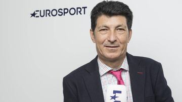 20/04/19 TELEVISION EUROSPORT ENTREVISTA 
 Eduardo Chozas  exciclista y comentarista de ciclismo en Eurosport.
 ENVIADA.DIANAOROZCO.