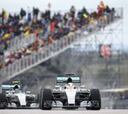Hamilton se impone en Austin y conquista su tercer Mundial