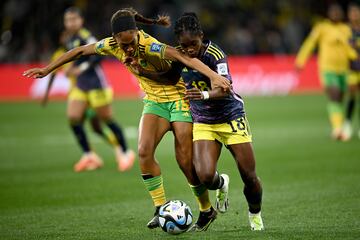 Colombia y Jamaica se enfrentaron por los octavos de final del Mundial Femenino de Australia - Nueva Zelanda 2023 en el AAMI Park de Melbourne.