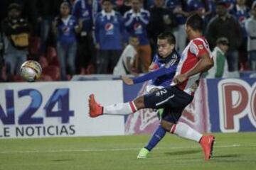 Millonarios lució más ordenado atrás aunque abuso de los pelotazos en ataque. El fin de semana visita a Chicó.