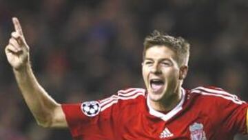 <b>MEJOR JUGADOR DE INGLATERRA.</b> Gerrard, que suma 23 goles esta campaña, recibirá el galardón el próximo 29 de mayo, en la gala que tendrá lugar en Londres el día antes de su 29 cumpleaños.