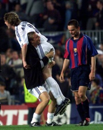 Partido Barcelona-Real Madrid. Los madrile?os ganaron a domicilio 0-2.