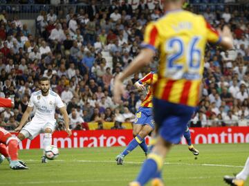 1-1. Carlos Soler marcó el gol del empate.