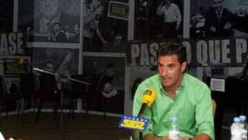 <B>REPASO. </B>Sacchi analizó la actualidad madridista en la SER.