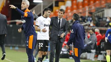 09/11/20 PARTIDO PRIMERA DIVISION 
 VALENCIA CF - REAL MADRID 
 JAVI GRACIA - MAXI GOMEZ
 