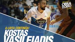 El anuncio de la renovaci&oacute;n de Vasileiadis por parte del Obradoiro