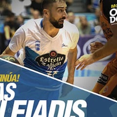 El Obradoiro hace oficial la renovación de Kostas Vasileaidis