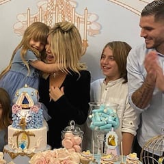 Wanda Nara organiza una superfiesta para su hija con media plantilla del PSG