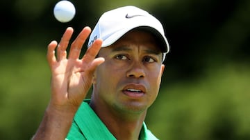 El golfista estadounidense Tiger Woods, durante el US Open 2012.