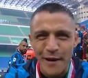 "¡La bandera de Chile!": Inter mostró el festejo más íntimo de Vidal y Alexis por el Scudetto