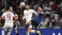 Gaku Shibasaki, durante un partido de Jap&oacute;n.