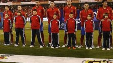 <b>CAMBIOS. </b>Este es el once inicial que jugó ante la República Checa el viernes pasado. El martes frente a Lituania habrá alguna variación.