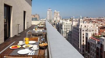 Las vistas desde esta terraza son únicas