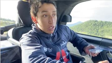 Egan Bernal entrega las sensaciones de la etapa 6 del Giro