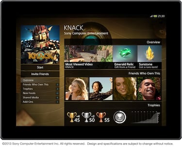 Primeras imágenes en alta calidad de la interfaz de PS4