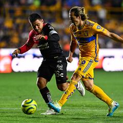Tigres y Atlas empataron en la jornada 8 del Clausura 2024