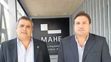 <b>TRABAJAN. </b>Diego Fuentes y José Sepulcre siguen a la espera de poner al día a sus jugadores.