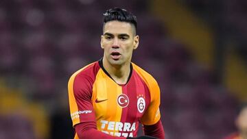 Falcao Garc&iacute;a durante un partido con Galatasaray.