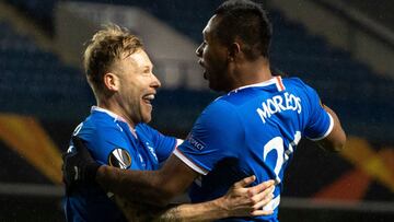 Alfredo Morelos, delantero del Rangers de Escocia, va por la clasificaci&oacute;n a los 16avos de Europa League. El delantero lleva cuatro goles en esta edici&oacute;n