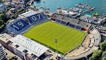 Conoce al único estadio del mundo al que puedes llegar en un hidroavión