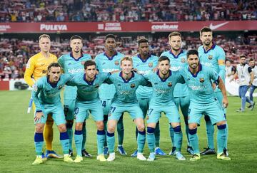 Equipo del Barcelona.