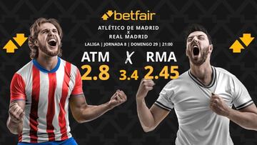 Atlético de Madrid vs. Real Madrid: horario, TV, estadísticas, clasificación y pronósticos LaLiga