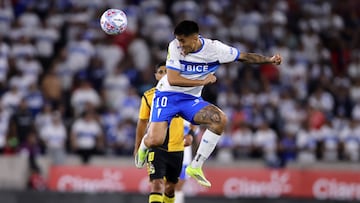 Futbol, Universidad Catolica vs Coquimbo Unido
Fecha 4, Liga de Primera 2026.
El jugador de Universidad Catolica Matias Palavecino, es fotografiado durante un partido de primera disputado en el estadio Claro Arena en Santiago, Chile.
21/02/2026
Javier Torres/Photosport
Football, Universidad Catolica vs Coquimbo Unido
4tst turn, 2026 First division league.
Universidad Catolica’s player Matias Palavecino, is photographed during a first division match at the Claro Arena stadium in Santiago, Chile.
21/02/2026
Javier Torres/Photosport