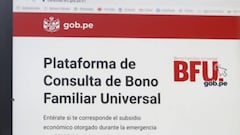Segundo Bono Familiar Universal: link, dónde consultar, pagos y novedades | Hoy, 22 de octubre