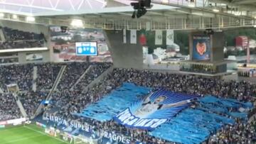 ?Pelos de punta! As¨ª son¨® Dragao en el sentido homenaje a Casillas