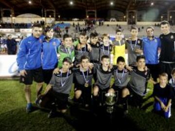 El Espanyol gana 3-2 al Madrid en una emocionante final en Arona con goles de Alejandro y Nicolás