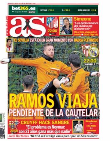 Las portadas de AS de marzo