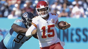 Los Chiefs son apaleados en Tennessee; Patrick Mahomes sufre su novena intercepción de la campaña y Kansas City está 0-4 ante equipos con récord ganador.