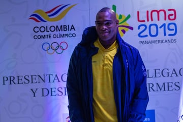 Así fue la presentación de los uniformes que vestirán los deportistas que conforman la delegación colombiana en los Panamericanos de Lima 2019. 