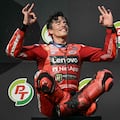 Marc Márquez celebra la victoria.