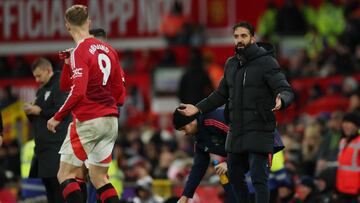 Soccer Football - Premier League - Manchester United v Nottingham Forest - Old Trafford, Manchester, Britain - December 7, 2024 Manchester United manager Ruben Amorim Action Images via Reuters/Lee Smith EDITORIAL