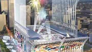 <b>TITANIC. </b>Este es el estadio con el que la ciudad de Nueva York quiere enamorar al COI.