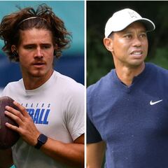 Reporte: Tiger Woods planeaba jugar golf con Drew Brees y Justin Herbert