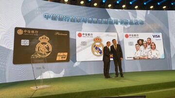 El Real Madrid, en una de sus giras de China.
