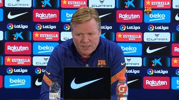 Koeman: "Ahora hay cosas más importantes que hablar de la UEFA"