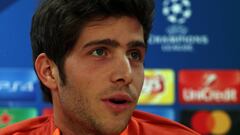 Sergi Roberto: "No me veo de central; la plantilla es larga"