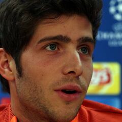 Sergi Roberto: "No me veo de central; la plantilla es larga"