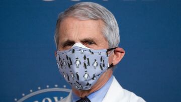 In response to the more infectious strain of covid-19 the White House' chief medical advisor has called for caution but said businesses should remain open.