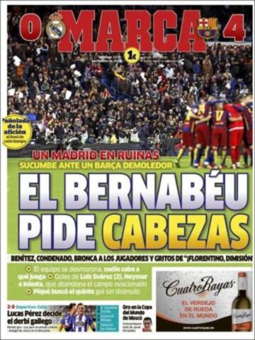 Portadas de la prensa mundial