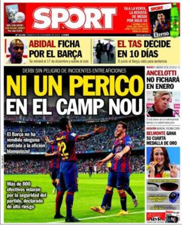 Portadas de la prensa deportiva