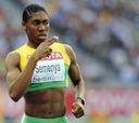 Caster Semenya, baja en los 800 metros para Moscú